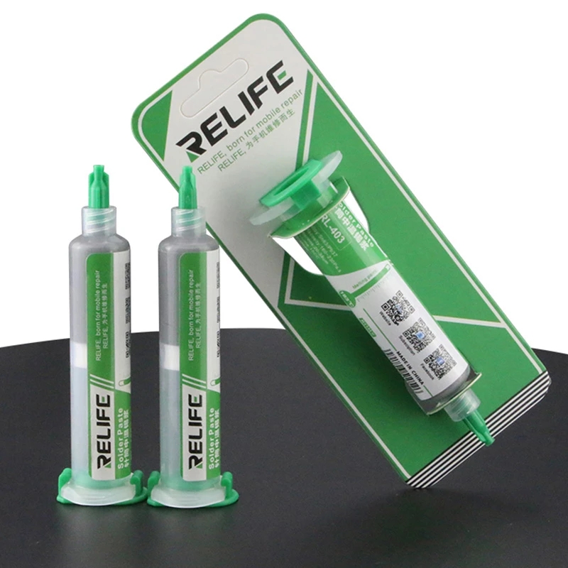 Relife 10cc Rl 403 1 No Clean Syringe Bga Tin Solder Paste