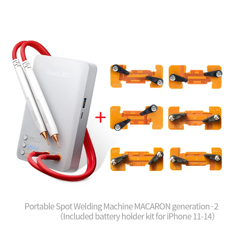 QianLi Macaron Portable Spot Welding Machine for iPhone 11 14 Pro Max Battery Repair