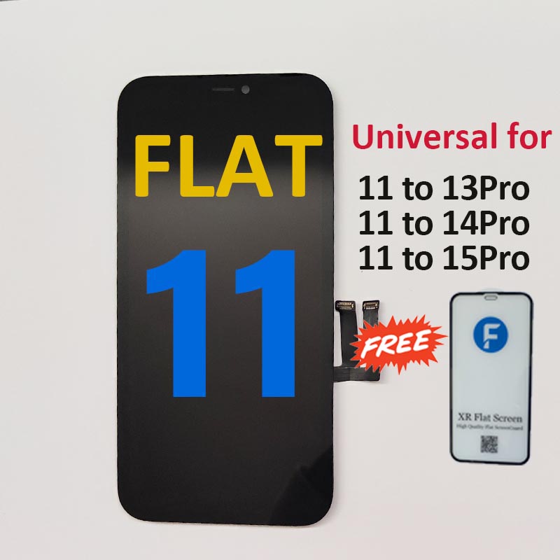 iPhone 11 Flat Screen For DIY iPhone 11 to 13Pro 11 Like14Pro Screen, iPhone 11 to 15 Pro Flat